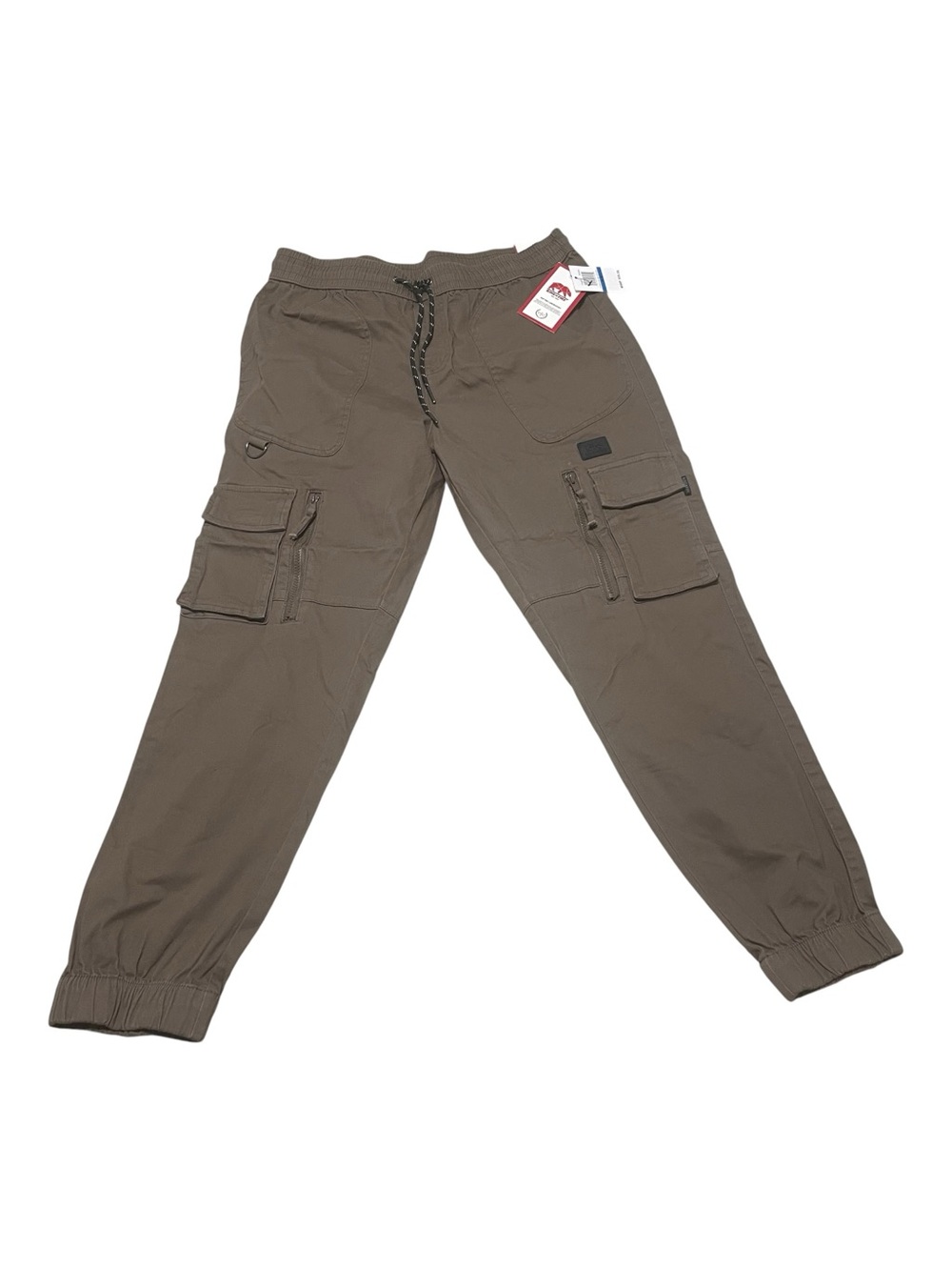 Ring of Fire Men's Cargo Jogger Pants - Olive Brown